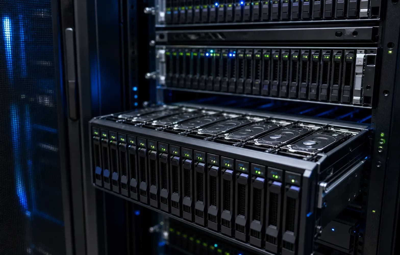 Enterprise object storage hardware inside a data center rack